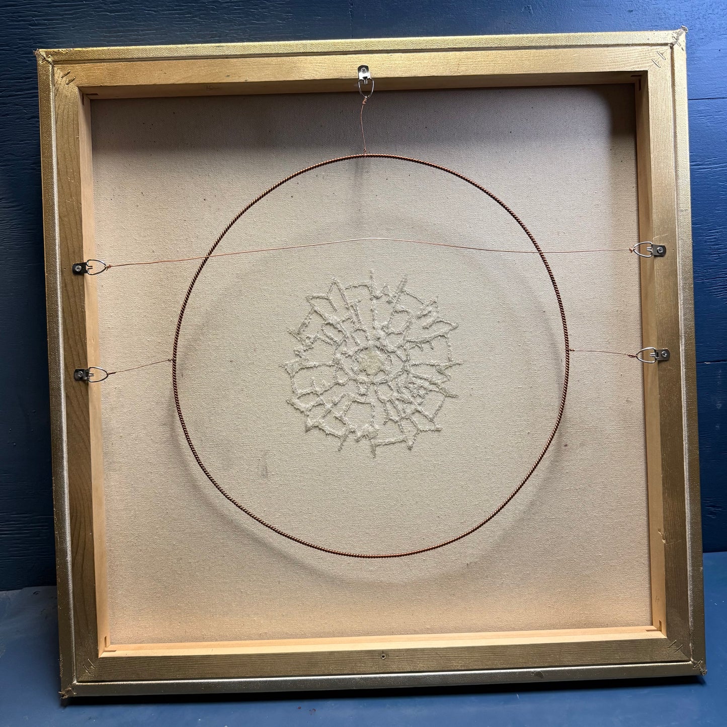 Bagua Yin Yang with Archangel Wings (24x24”)