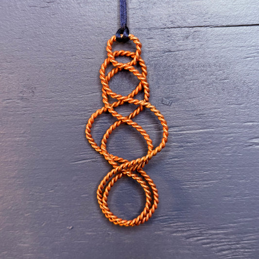 Galactic Helix Tensor Pendant